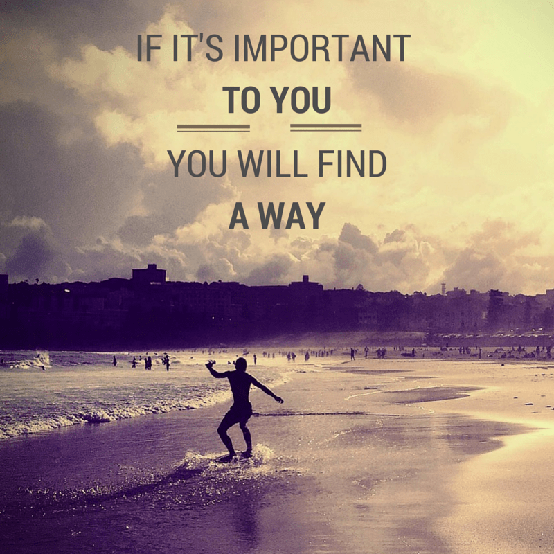 If It's Important